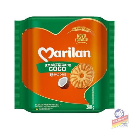 BISC MARILAN AMANTEIGADO COCO 280G