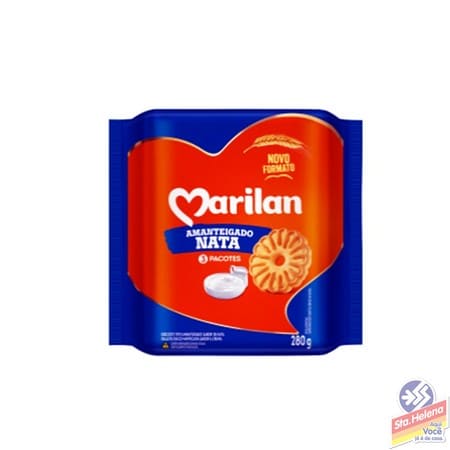 BISC MARILAN AMANTEIGADO NATA 280G