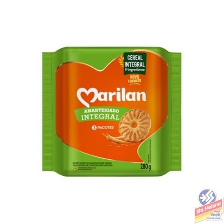 BISC MARILAN AMANTEIGADO INTEGRAL 280G