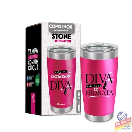 COPO TERMICO STONE USO EXC DIVA 500ML