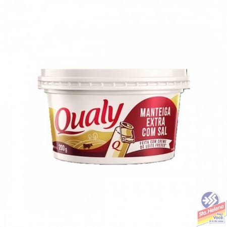 MANTEIGA QUALY EXTRA C SAL POTE 200G