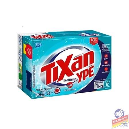 DETERG EM PO TIXAN ANTIBAC CAIXA 1 KILO