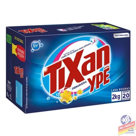 DETERG EM PO TIXAN ANTIBAC CAIXA 2 KILOS