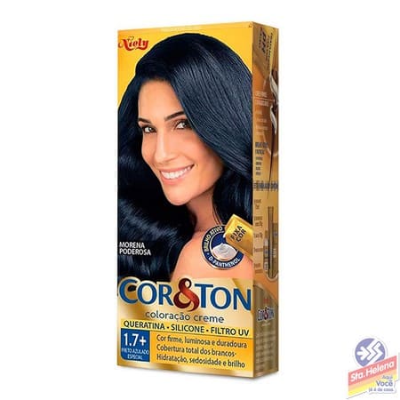 TINT COR TON PRETO AZULADO 1.7 125G