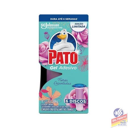 PATO GEL ADESIVO C APLIC LUA FLOR OF ESP