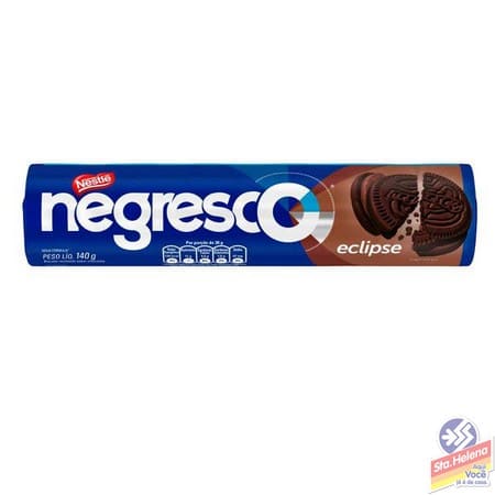 BISC NEGRESCO RECHEADO ECLIPSE PTE 100G