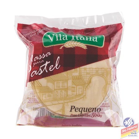 MASSA PASTEL VILA ITALIA PEQUENA 500G