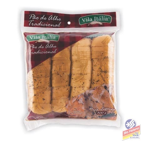 PAO DE ALHO VILA ITALIA PREMIUM TRAD300G