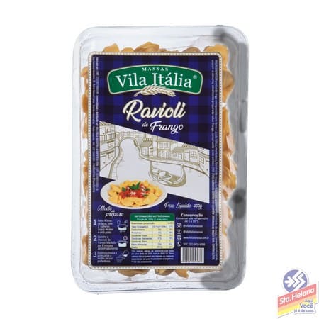 RAVIOLI DE FRANGO VILA ITALIA 400G