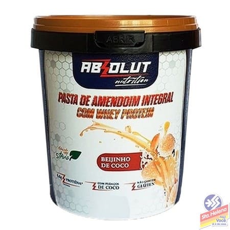 PASTA DE AMENDOIM ABSOLUT BEIJINHO 500G