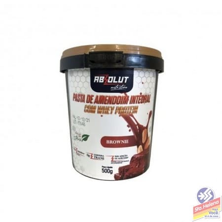 PASTA DE AMENDOIM ABSOLUT BROWNIE 500G