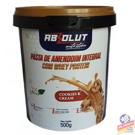 PASTA DE AMENDOIM ABSOLUT COOKIES 500G