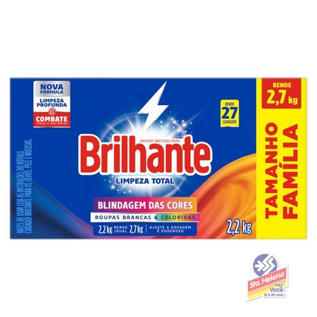 LAVA ROUPA SANIT BRILHANTE LIMP TOT2 2KG