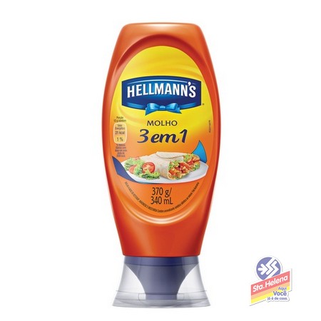 MOLHO HELLMANNS 3 EM 1 SQUEZE 370G