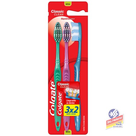 ESC COLGATE ADULTO CLASSIC CLEAN 3X2
