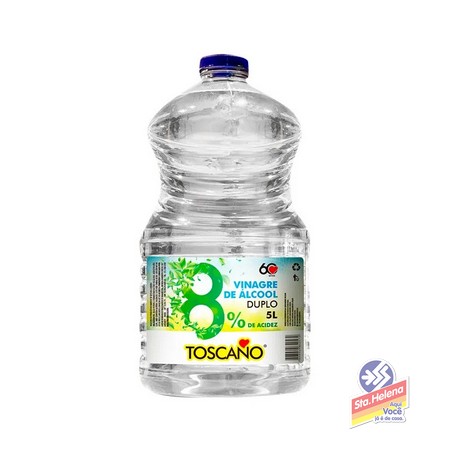 VINAGRE TOSCANO ALCOOL DUPLO 5 LITROS