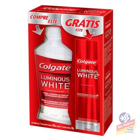 PLAX COLGATE LUMINOUS 500ML GTS CR 70G
