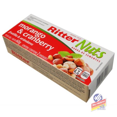 NUTMIX RITTER MORANGO CRANBERRY 60G