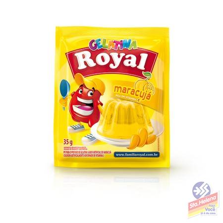 GELATINA ROYAL MARACUJA ENV 25G