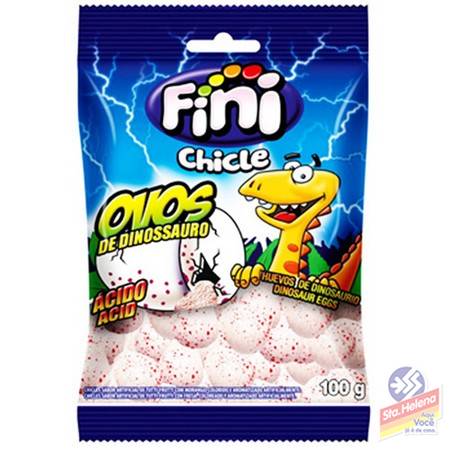 CHICLE FINI OVOS DINOSSAURO PTE 80G