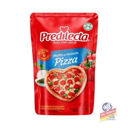 MOLHO PREDILECTA PIZZA SACHE 300G