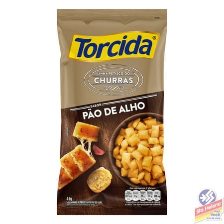 TORCIDA ELMA CHIPS PAO DE ALHO 45G